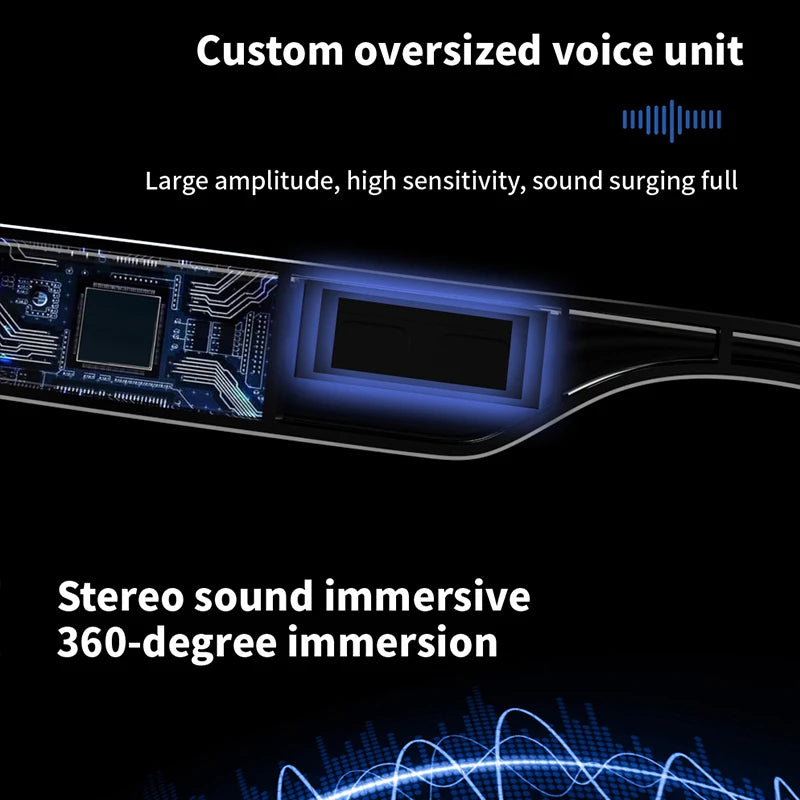 Giinova Smart Bluetooth Sunglasses for Music and Phone Calls