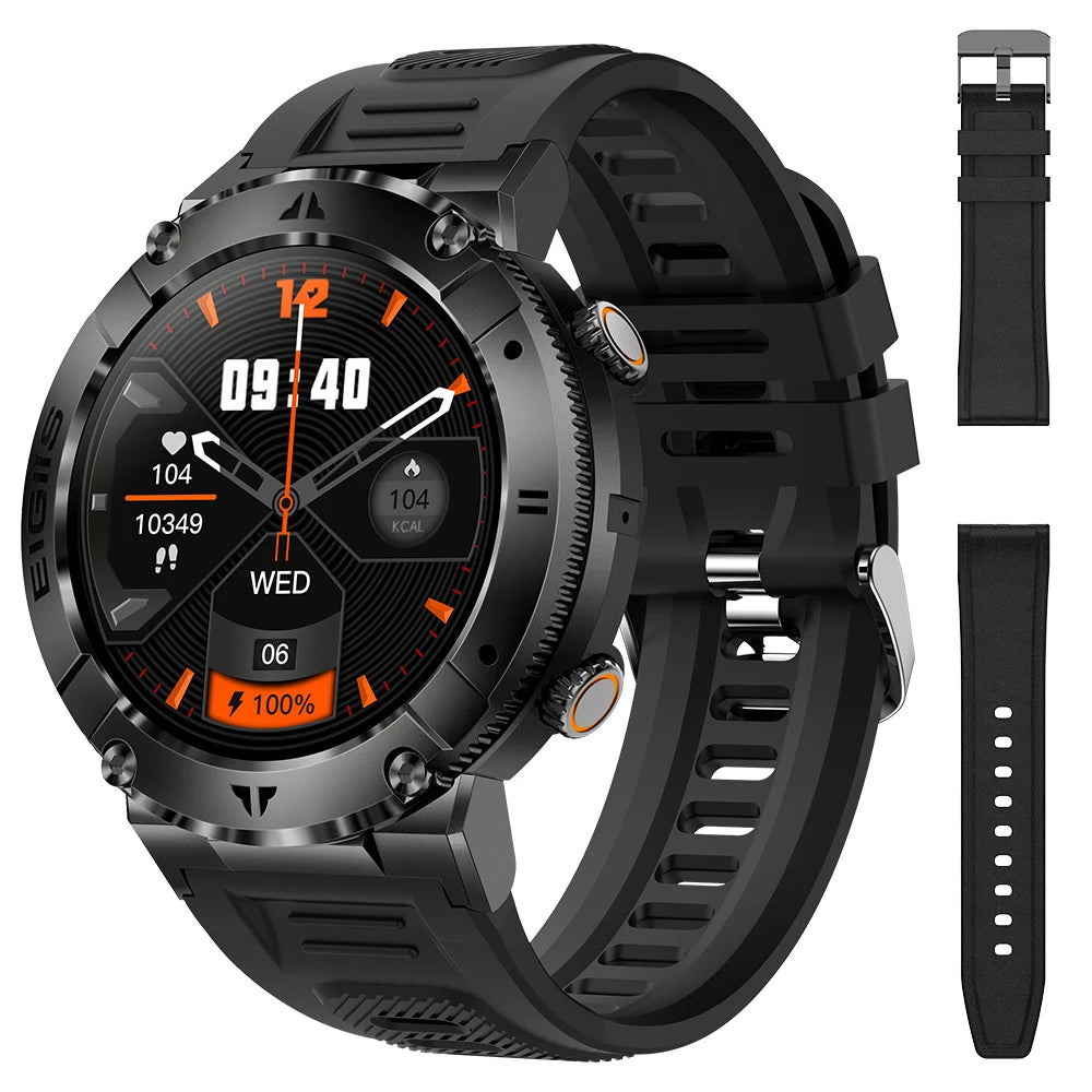 LaNikar Smart Watch Men TFT Display Bluetooth Call Health Monitor