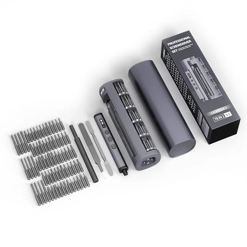 Galacok 78-In-1 Cordless Electric Screwdriver Kit With Magnetic Bits