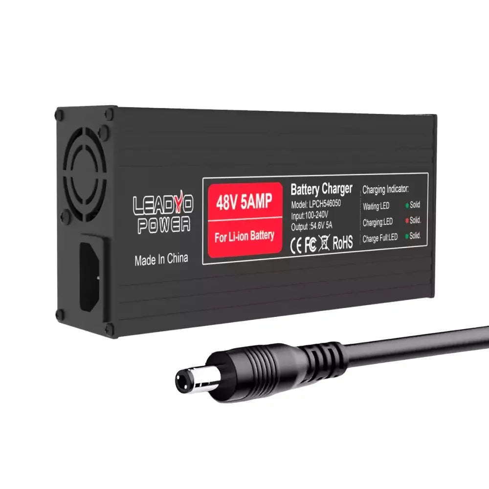 Lifepo4 Power 54.6V to 67.2V 5A Lithium Battery Charger