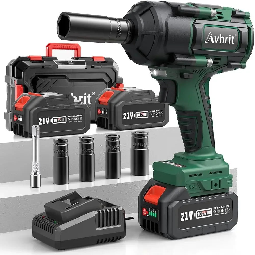 AVHRIT Half Inch Brushless Cordless Impact Wrench 1000Nm AT450