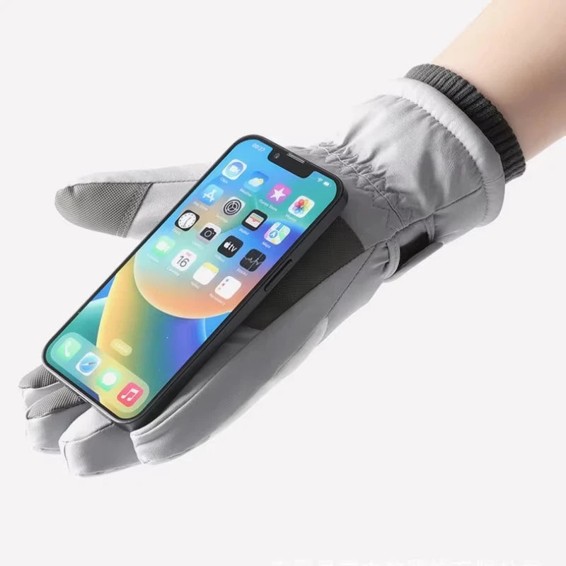 Unisex Winter Waterproof Thermal Gloves For Fishing Cycling Outdoors