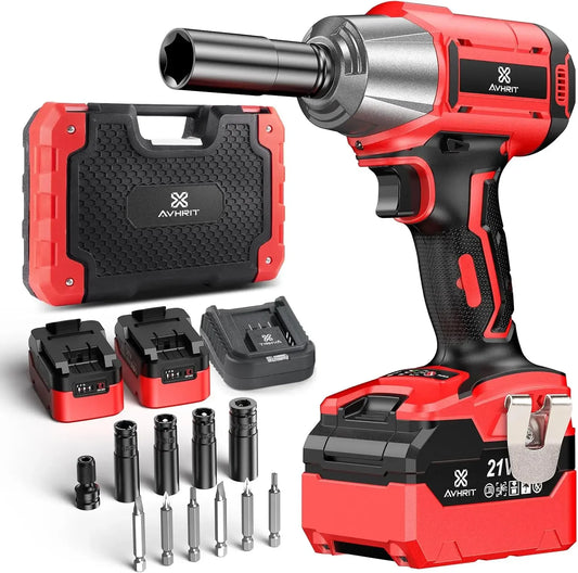 AVHRIT Cordless Impact Wrench Brushless 650Nm Performance Kit