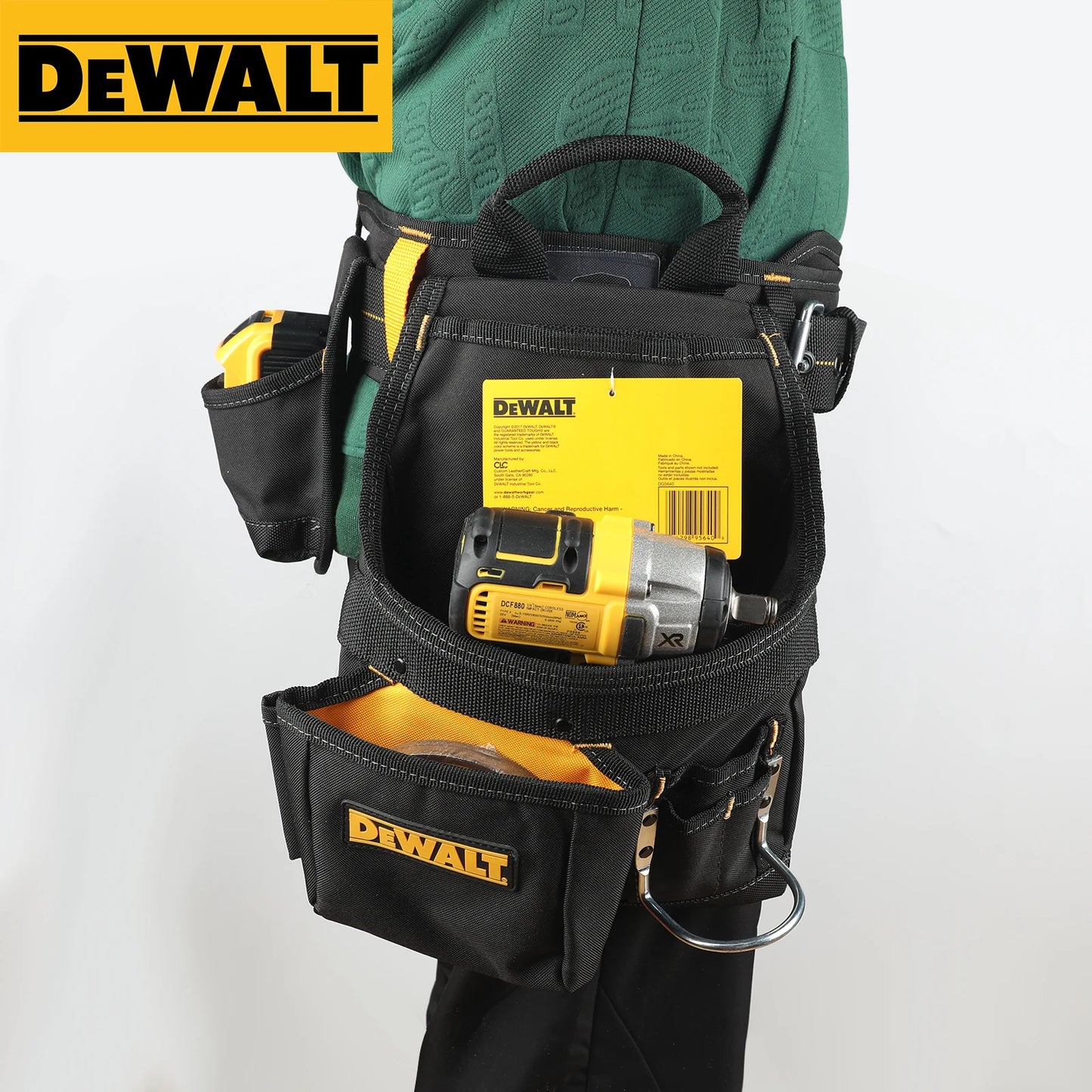 DEWALT Multi-Pocket Tool Waist Pack With 16 Pockets