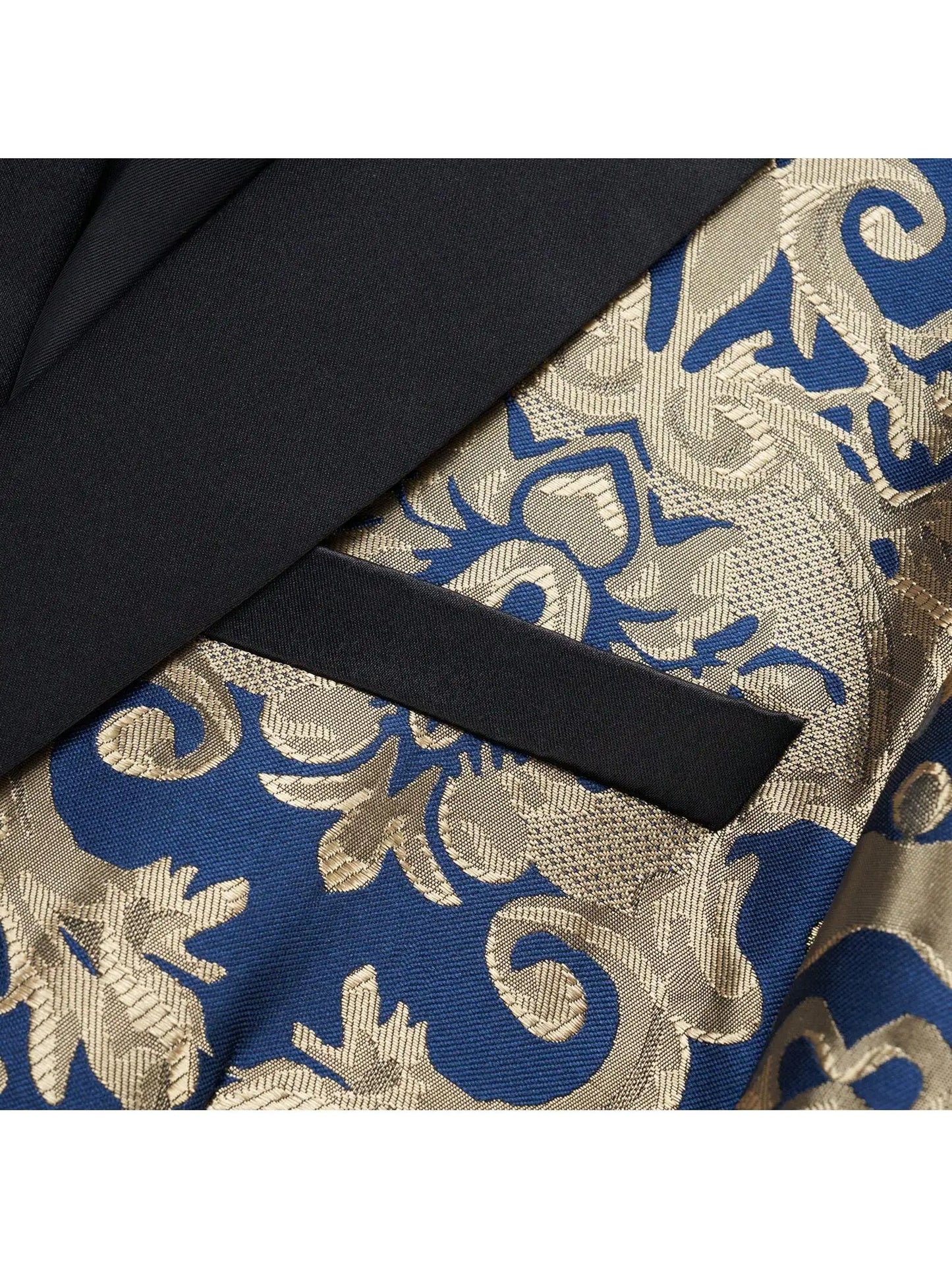 CN Jiangsu Men's Shawl Lapel Slim Fit Suit Jacket