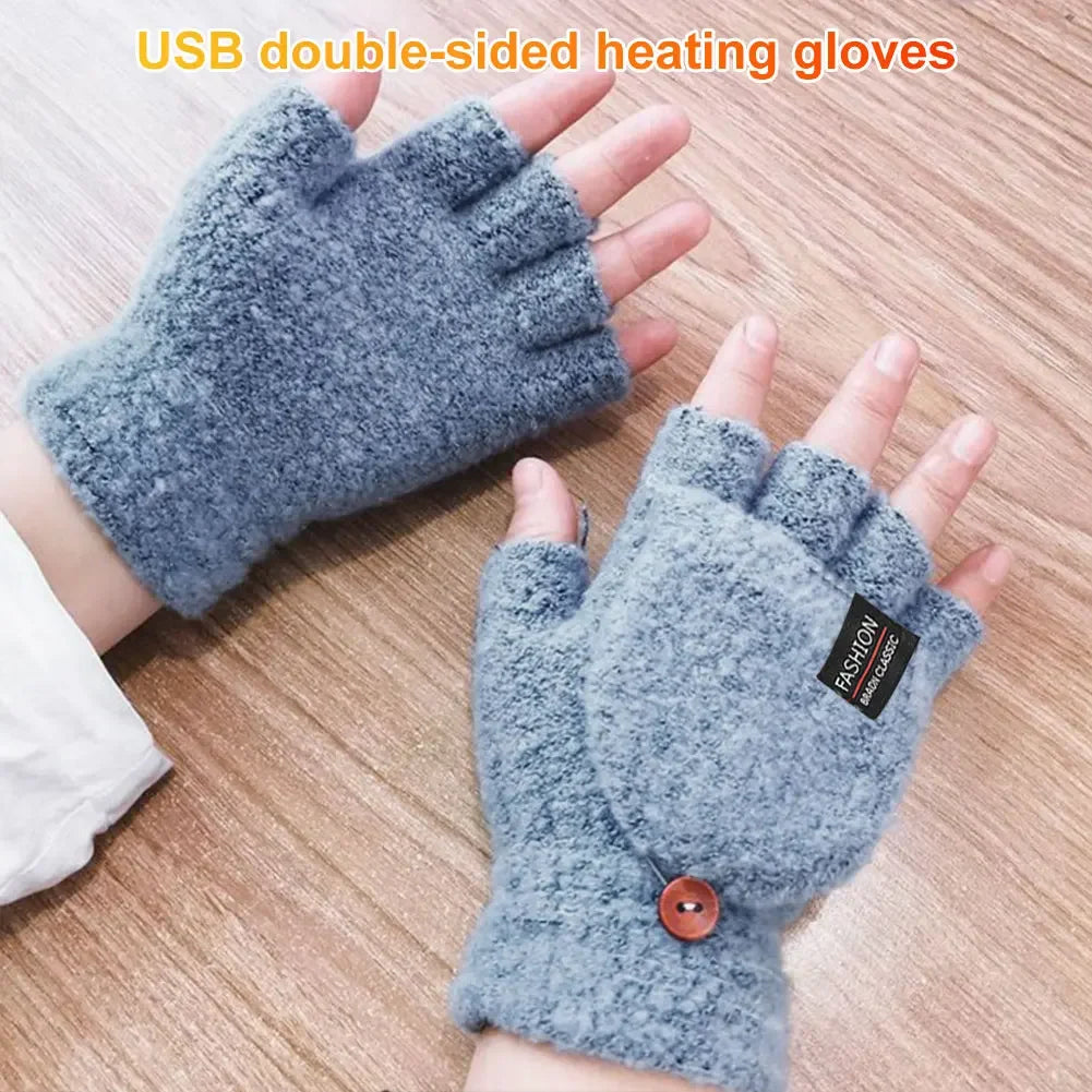 Shunmaii USB Heated Gloves with Double-Sided Touchscreen