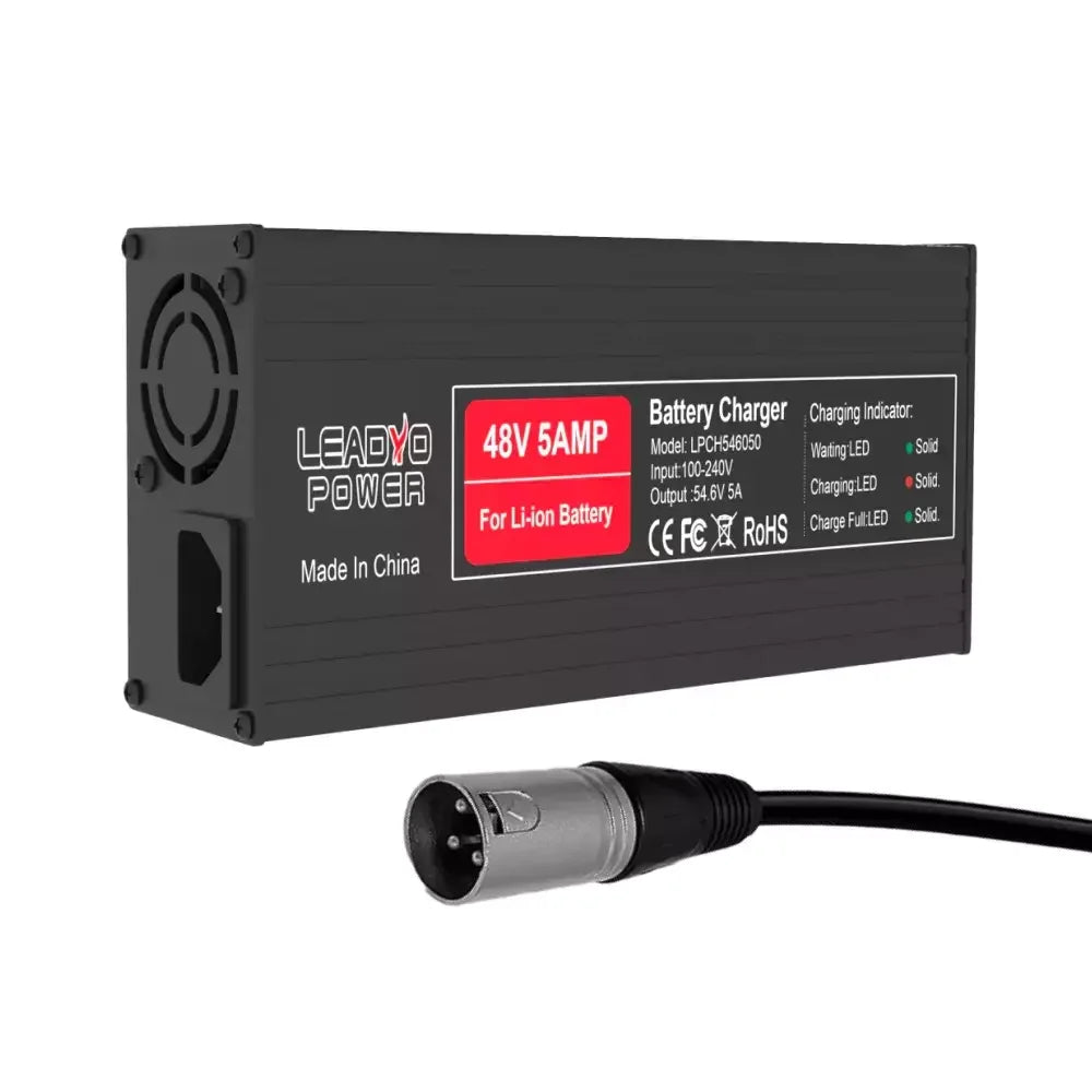 Lifepo4 Power 54.6V to 67.2V 5A Lithium Battery Charger