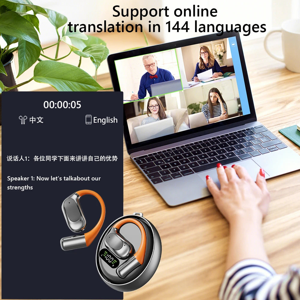 ALLOYSEED Translation Earbuds Real Time 144 Languages