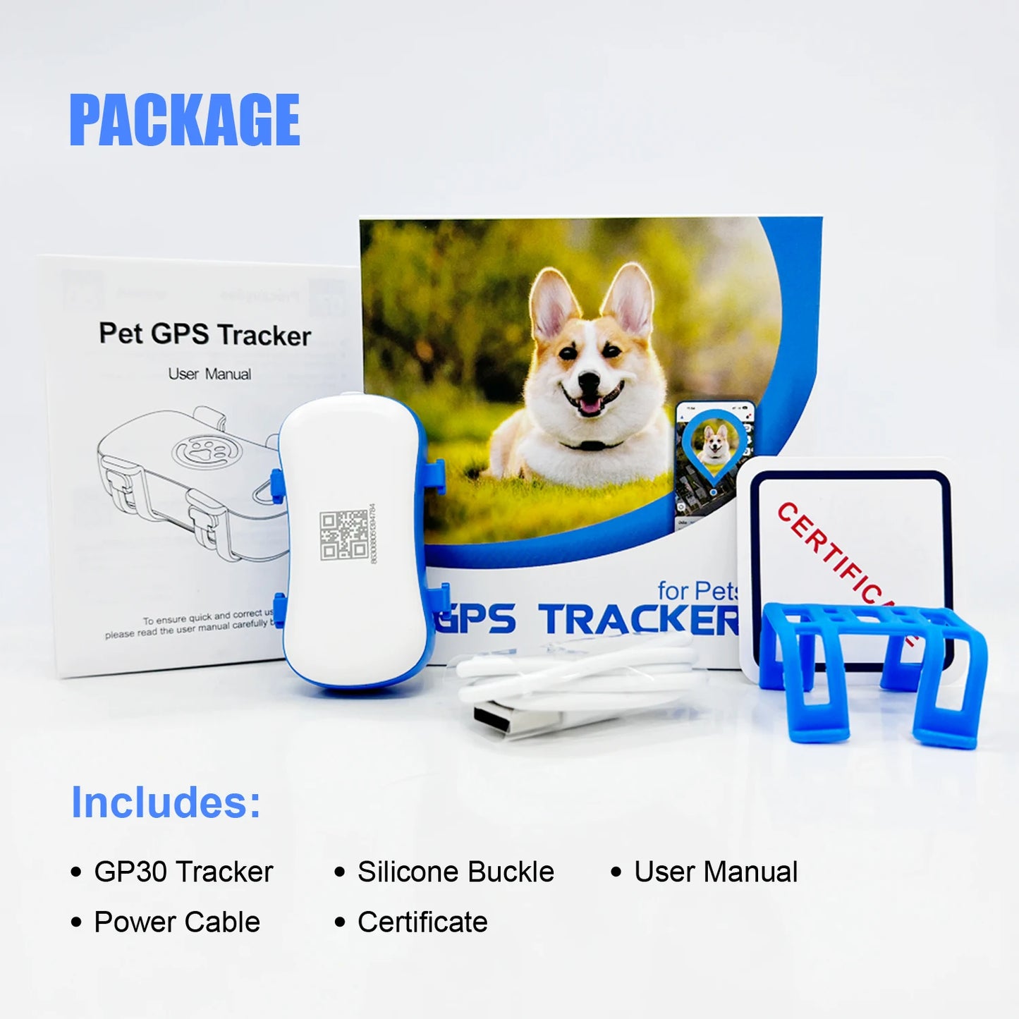 WANWAYTECH GPS Pet Tracker For Dogs Cats