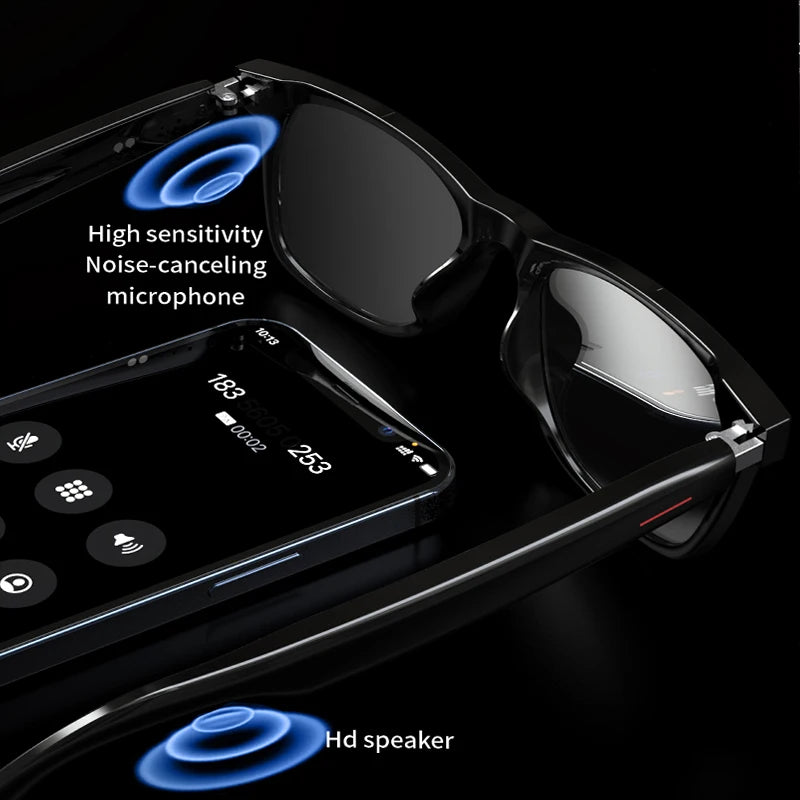 Giinova Smart Bluetooth Sunglasses for Music and Phone Calls