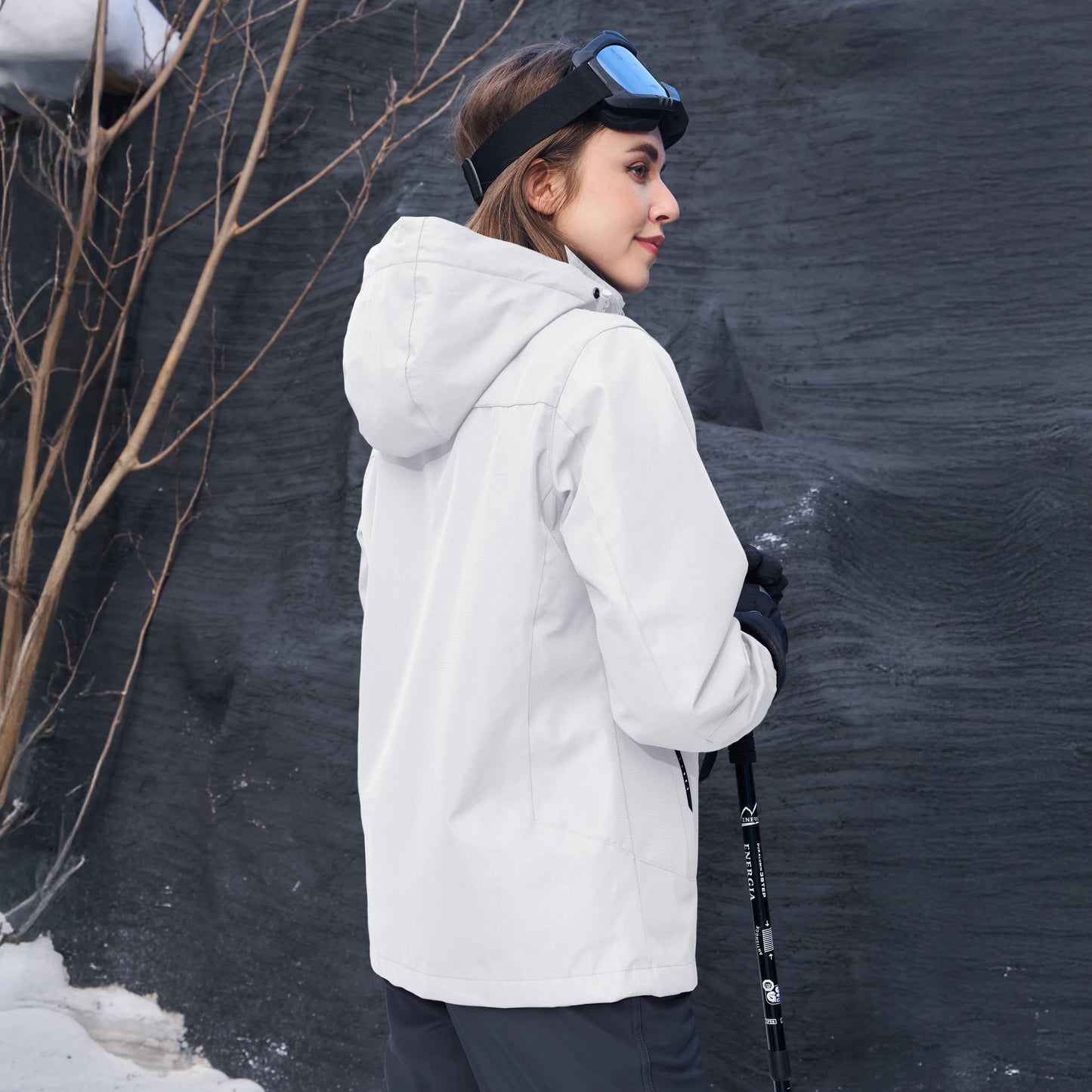 Cavva Women's 3-in-1 Waterproof Windproof Jacket