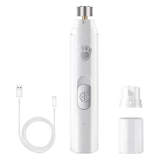 Shunmaii Electric Dog Nail Grinder LED Light USB Rechargeable