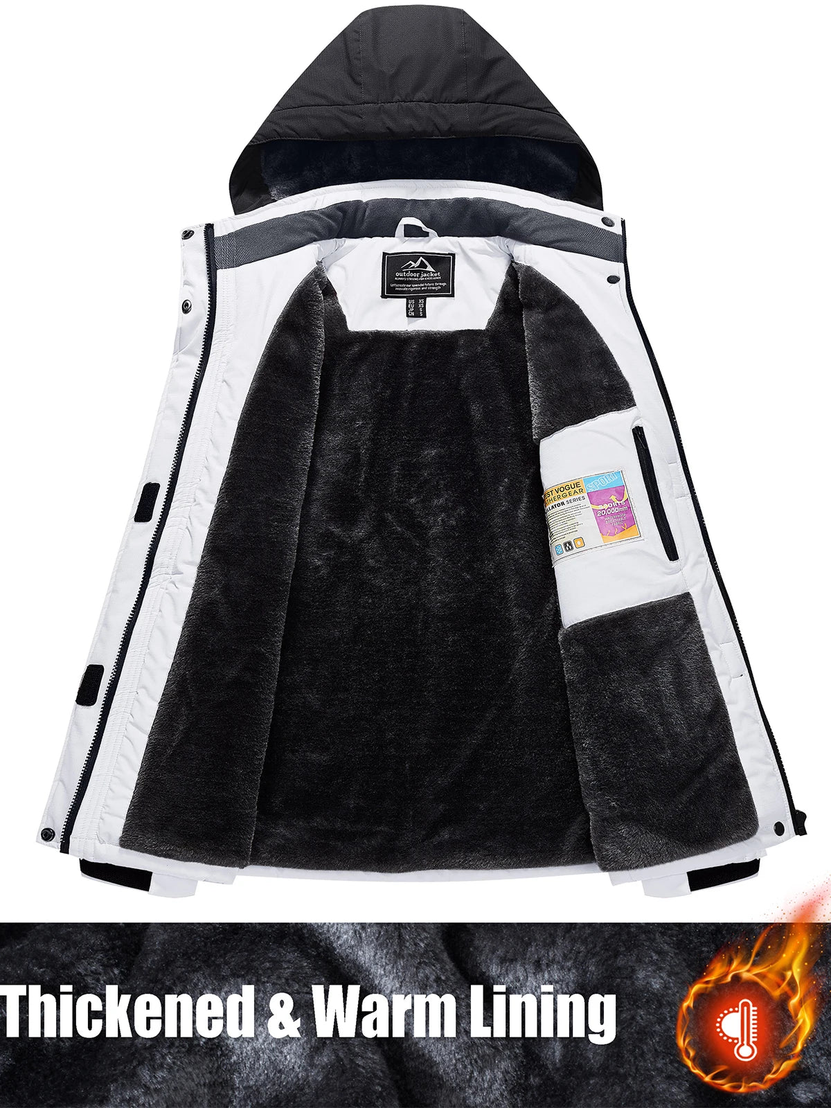 Cavva Women's Waterproof Insulated Ski Jacket With Hood Windproof