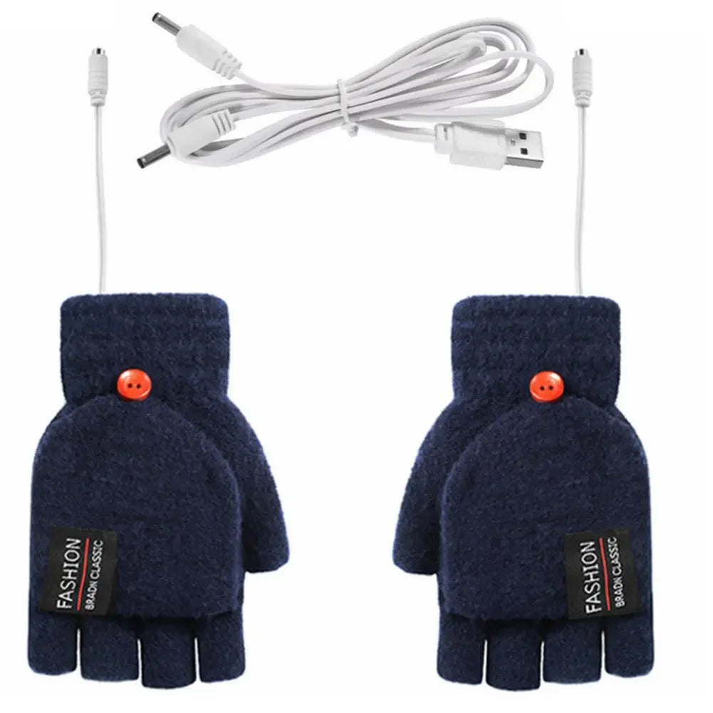 Shunmaii USB Heated Gloves with Double-Sided Touchscreen