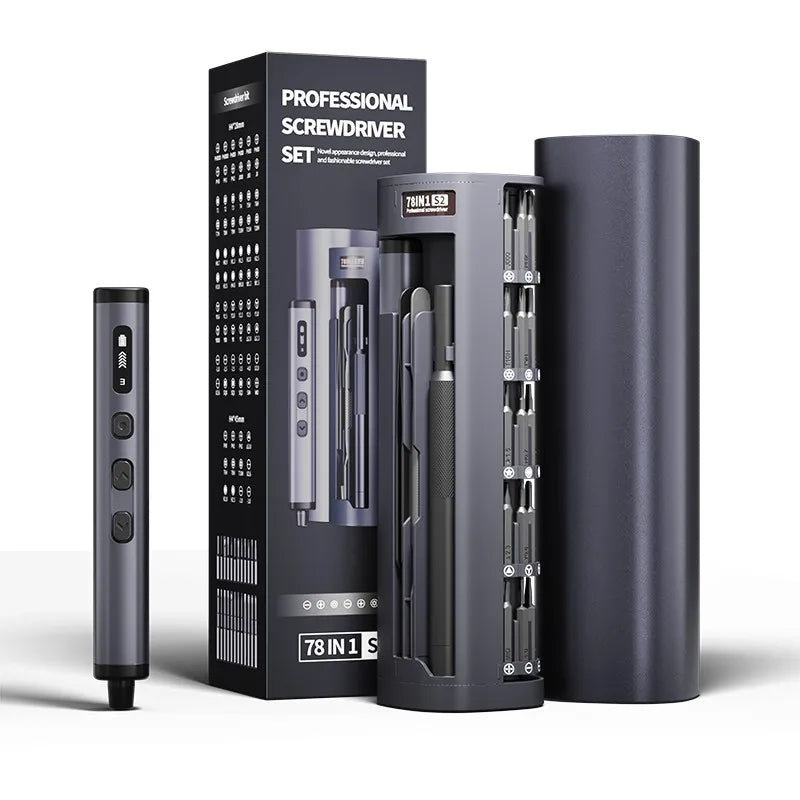 Galacok 78-In-1 Cordless Electric Screwdriver Kit With Magnetic Bits