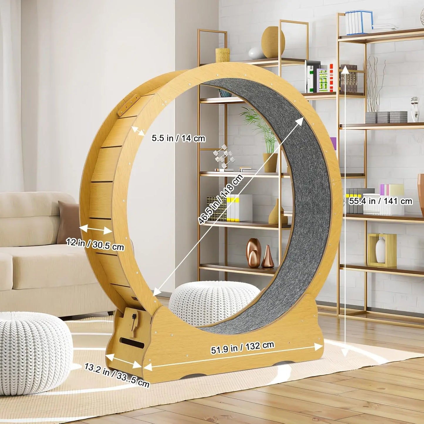 Cat Indoor Exercise Running Wheel For Home Fitness