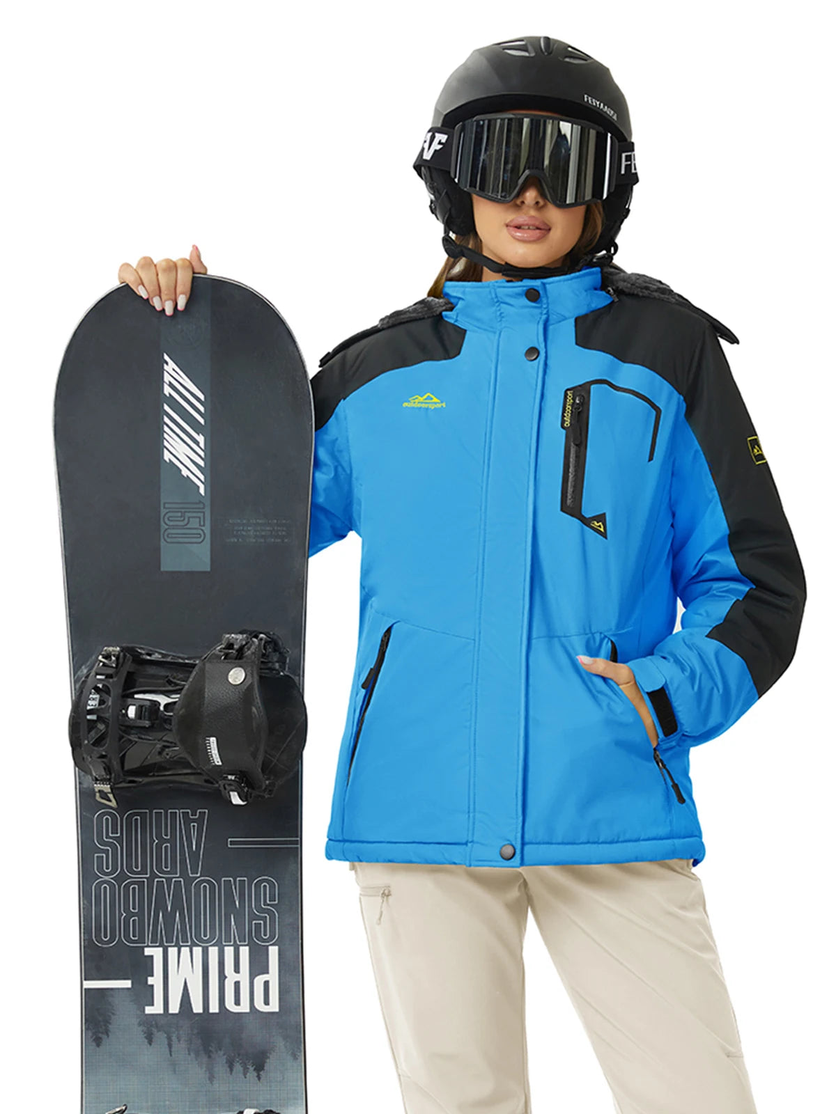 Cavva Women's Waterproof Insulated Ski Jacket With Hood Windproof