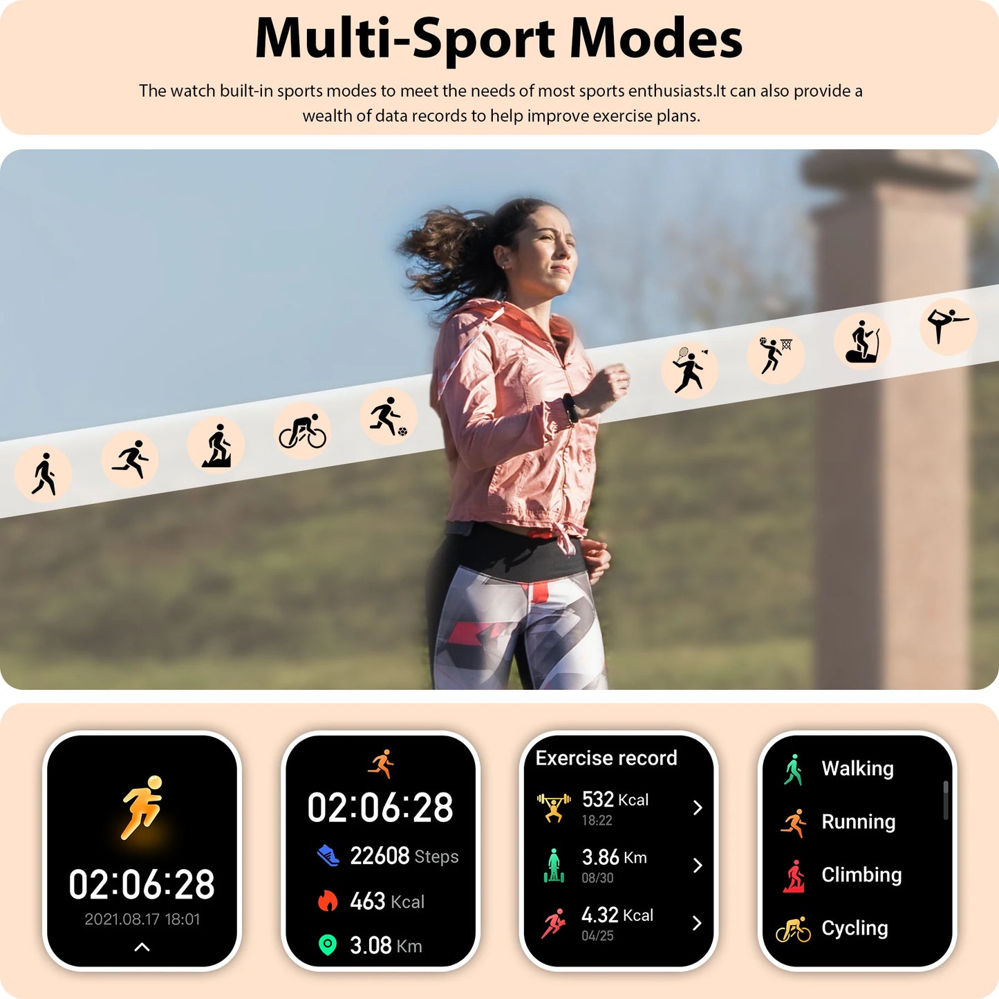 Smart Watch for All Answer Calls Fitness Tracker iPhone Android