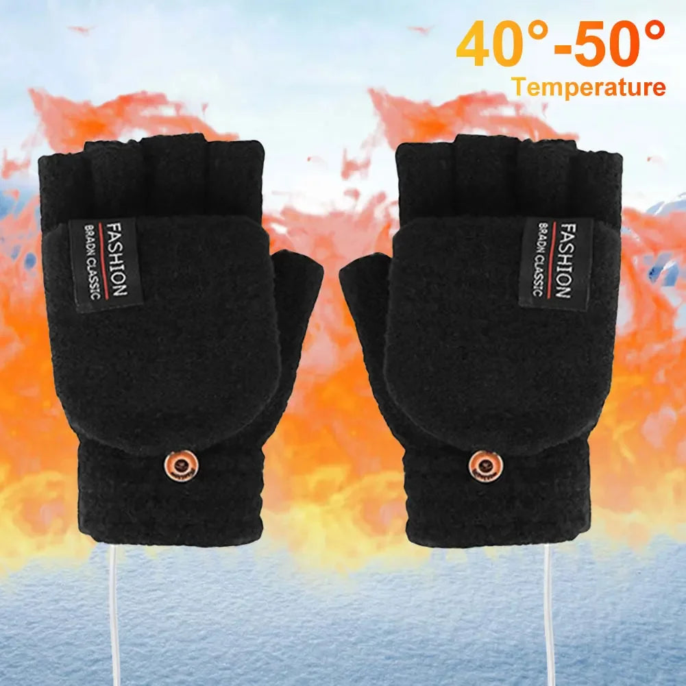 Shunmaii USB Heated Gloves with Double-Sided Touchscreen
