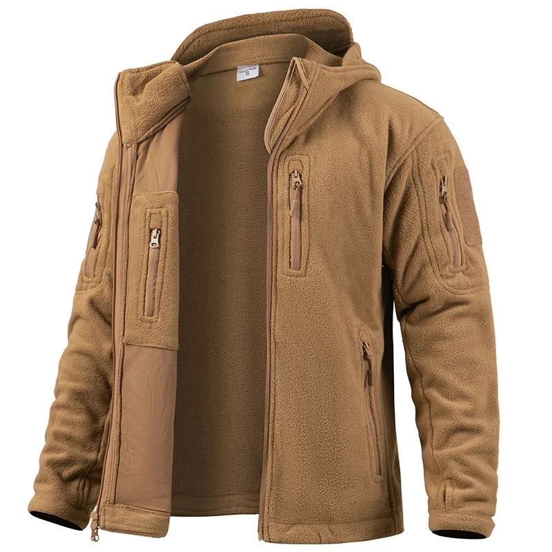 ReFire Gear Men's Hunting Fleece Jacket Tactical Warm Winter Zip