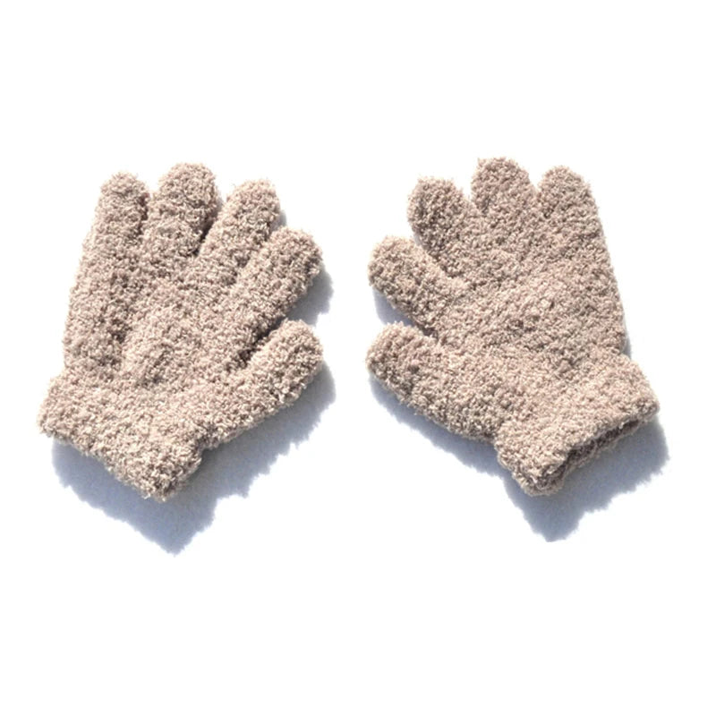 CN Guangdong Plush Baby Winter Gloves Unisex Mittens