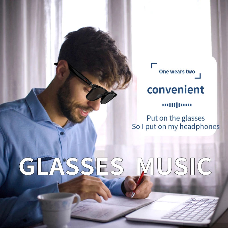 Giinova Smart Bluetooth Sunglasses for Music and Phone Calls