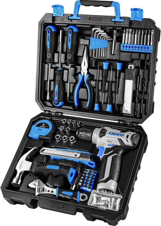 DEKODIY 8V Cordless Drill Set With LED Essential Tool Kit