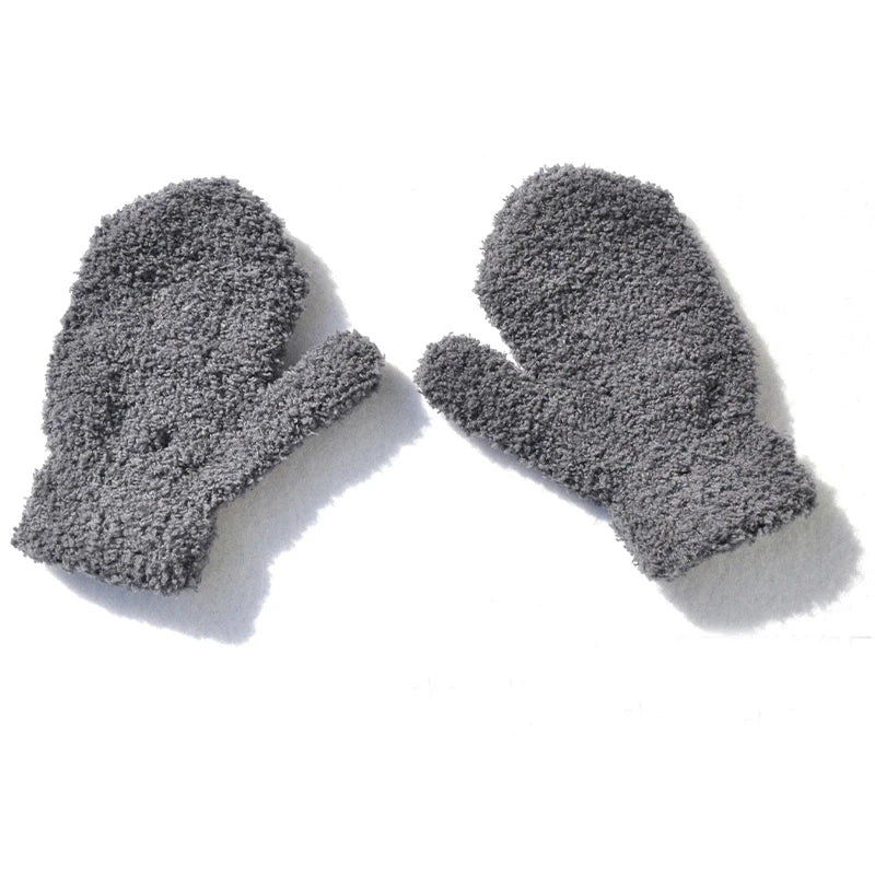 CN Guangdong Plush Baby Winter Gloves Unisex Mittens