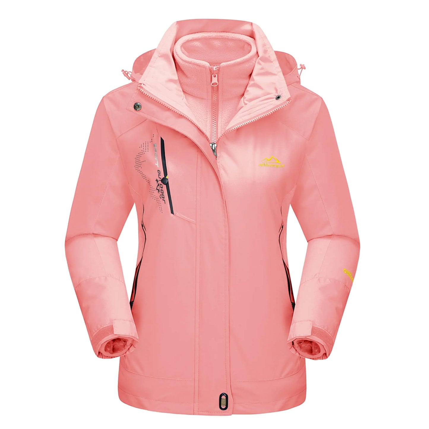 Cavva Women's 3-in-1 Waterproof Windproof Jacket