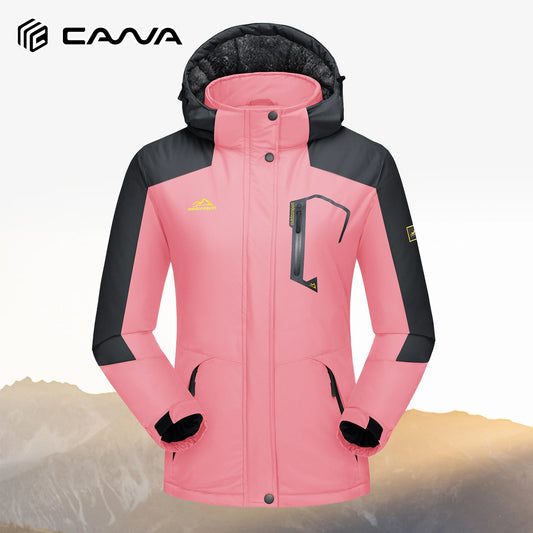 Cavva Women's Waterproof Insulated Ski Jacket With Hood Windproof
