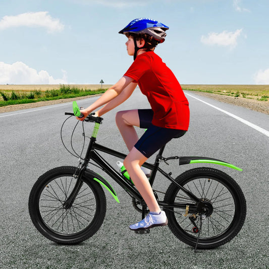 Fork 7 Speed Mountain Bike For Kids Unisex Disc Brakes