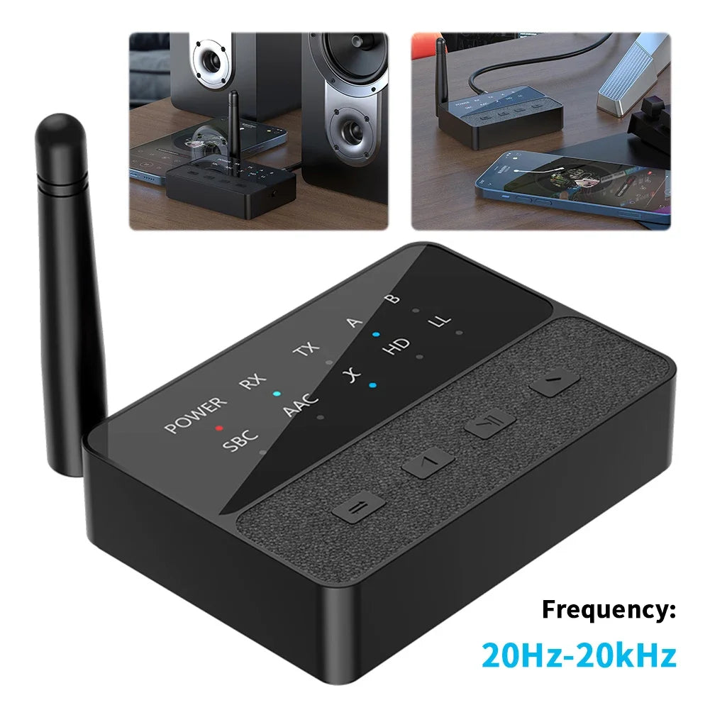 Shunmaii Bluetooth 5.3 Wireless Receiver Transmitter 2 In 1 Adapter