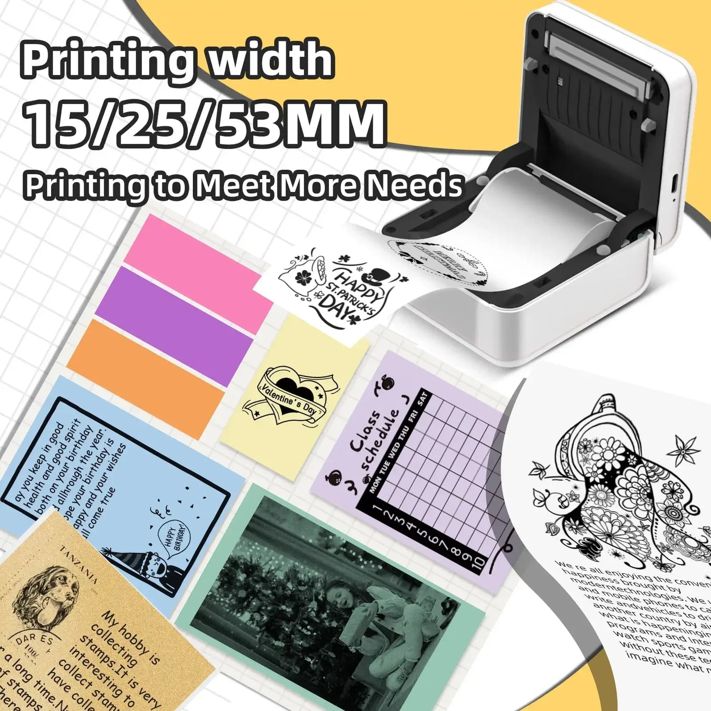 Phomemo M02 Pro Pocket Printer Bluetooth Thermal For iOS Android