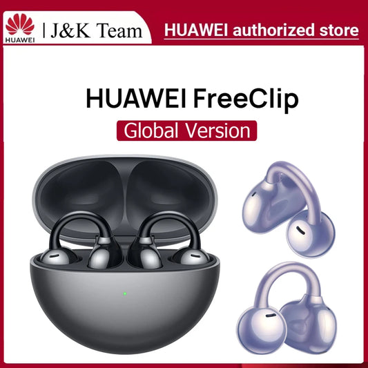 Huawei FreeClip Open Ear Wireless Headphones for iOS and Android