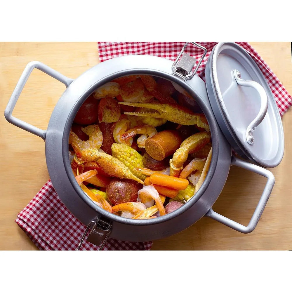 YTYIN Camping Cookware Junior Kit Steam Cooker Cooking Rack Cookbook