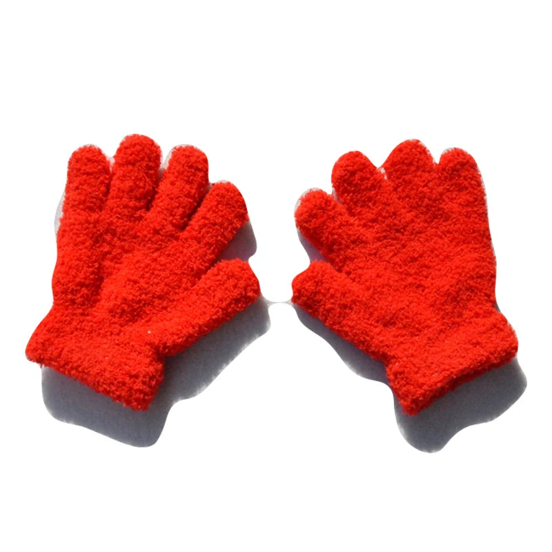 CN Guangdong Plush Baby Winter Gloves Unisex Mittens