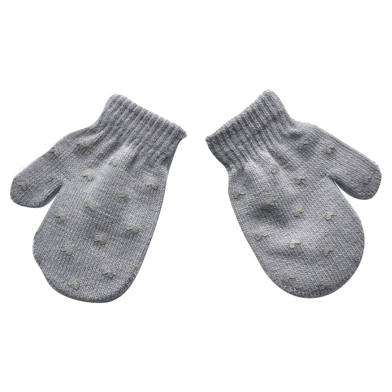 CN Guangdong Plush Baby Winter Gloves Unisex Mittens
