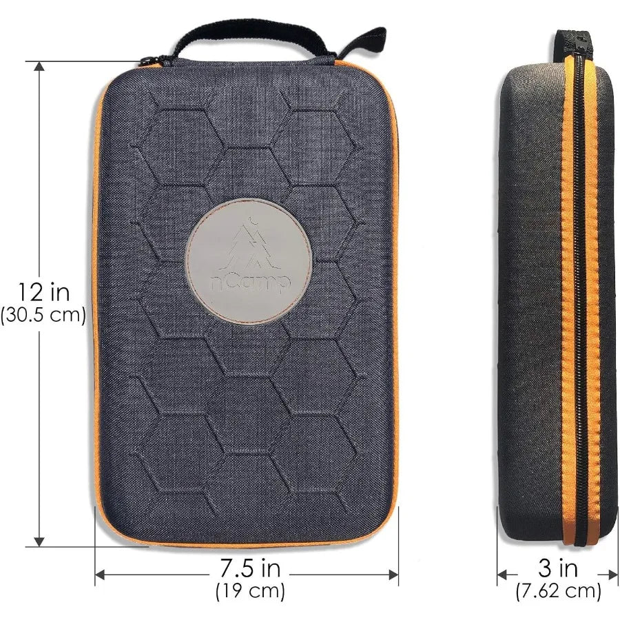 4 Piece Outdoor Camping Cooking Stove Prep Surface Set With Carrying Case