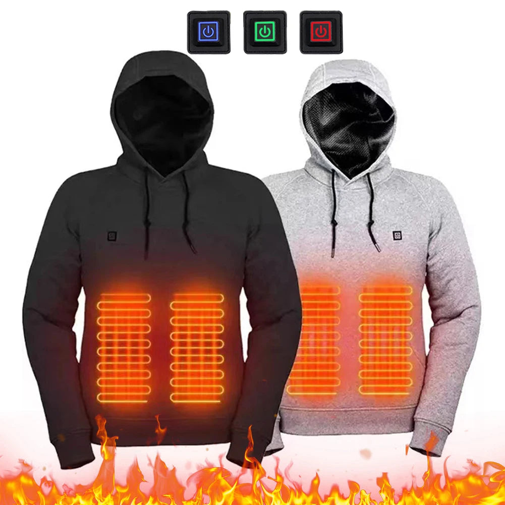APWIKOGERCN 5 Zone Heated Jacket USB Rechargeable