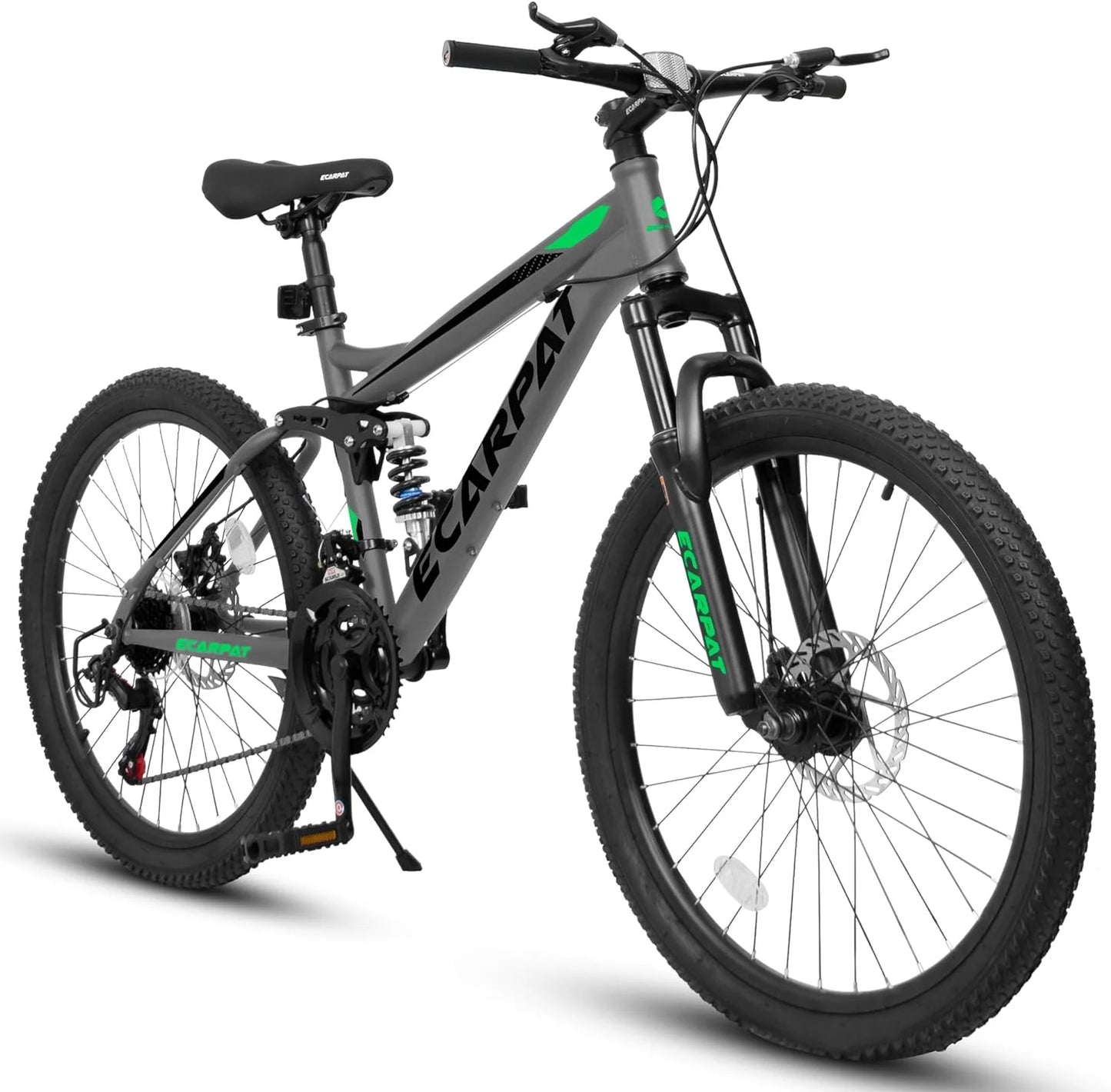 Ecarpat Dual Full Suspension Mountain Bike With Disc Brakes