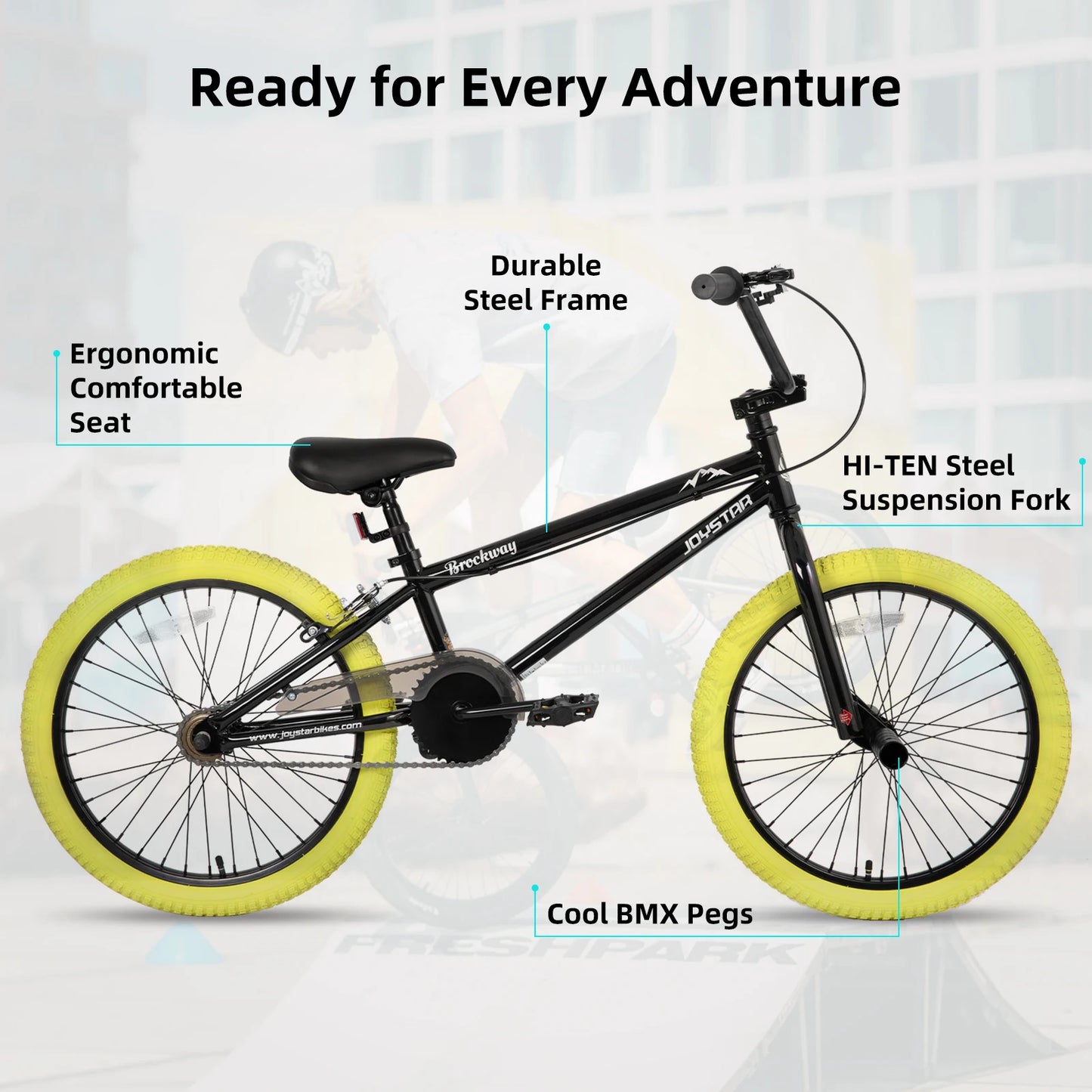 Joystar Brockway Freestyle Kids BMX Bike Ages Six To Fourteen