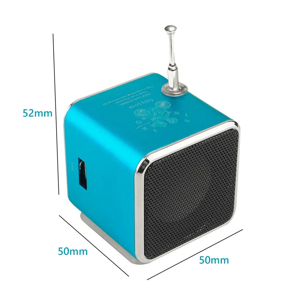 Shunmaii TD-V26 Mini Bluetooth Speaker With FM Radio MP3 TF Card