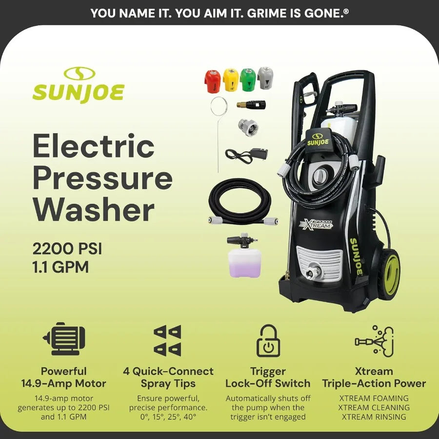 XMSJ SPX3000XT 13 Amp Electric Pressure Washer For Home Garden