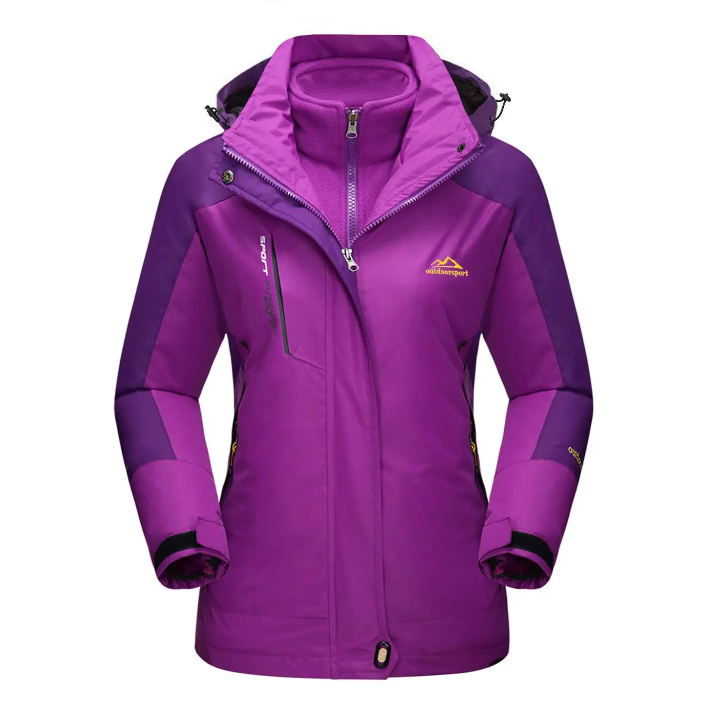 Cavva Women's 3-in-1 Waterproof Windproof Jacket